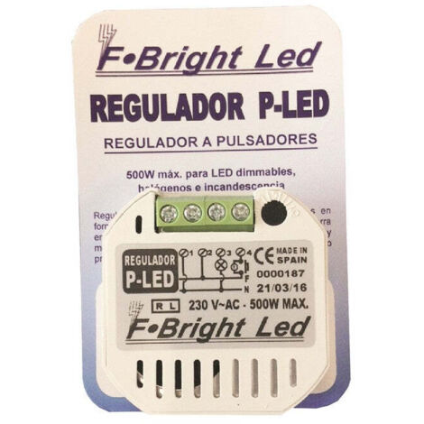 Regulador Led Pastilla para Pulsador Máximo 300W