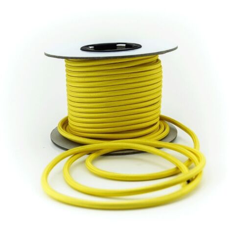 Cable Eléctrico Textil sección de 2x0,75 mm -Varios Colores Rollo 25m