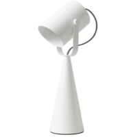 LAMPARA DE MESA BLANCO E27