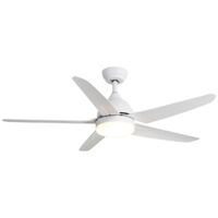 Ventilador de Techo con Luz Led 24w, Motor DC 60w Blanco