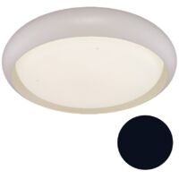 Plafón LED Deco Luz Cálida (40W) Negro