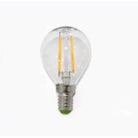 Bombilla esférica LED (2W). Luz cálida (2000ºK).