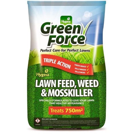750 M2 Greenforce Lawn Weed Feed & Moss Killer