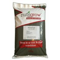 10kg Nutrigrow MossTop Lawn, Paddock & Sports Turf Fertiliser and Moss Control