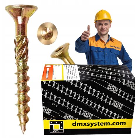 Vis à bois 4,5x40 - Torx - 200 pièces - Résistantes et fiables - Idéales pour vos projets