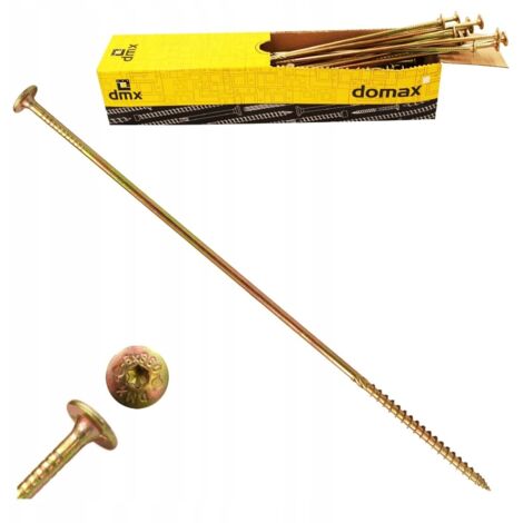 Vis à bois Tête plate 8x320 Torx - Résistantes - Idéales pour construction - Haute qualité