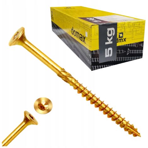 Vis à bois coniques TX20 - 4x80 mm - 5 KG - Résistantes et polyvalentes - Idéales pour vos projets