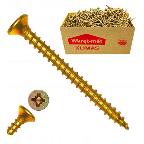 Vis à bois durci - 3,5x40 mm - Acier galvanisé - Résistant et durable - 5 KG (1/5)