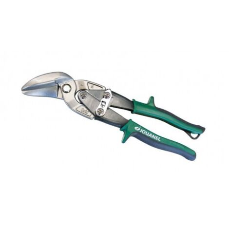 Jouanel – Cisaille à tôle 250mm – Lames micro dentelées pour inox – Ergonomique avec blocage de doigt – CIND