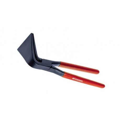 Jouanel – Pince à border coudée 90° – Largeur de plis 60 mm – Profondeur de plis 54 mm – Articulation entrelacée – Poignées gainées PVC - PBC960
