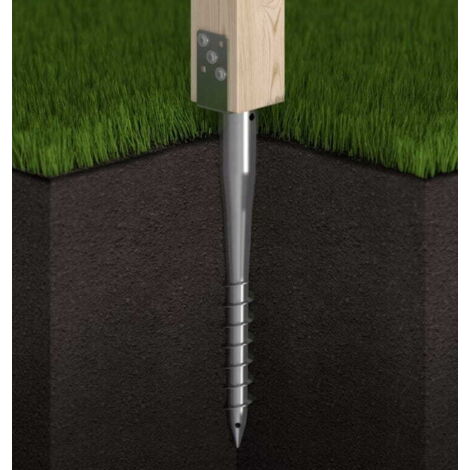 Ancrage en acier pour base de colonne, foret 70x685mm (1/2)