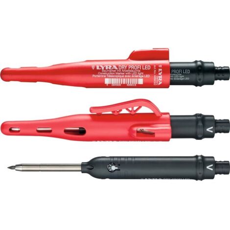 Porte-mine sec profilé – Précision de 0,5 mm – Pour graphite de qualité supérieure – Idéal pour dessin technique et esquisse – Lyra