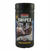 Lingettes Nettoyantes Soudal Swipex, Lot De 100, Pour Mains, Outils Et Surfaces