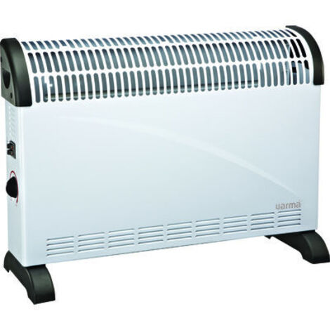 Convecteur mobile - Varma - 2000 W - Blanc - Thermostat mécanique - Protection anti-surchauffe (1/5)