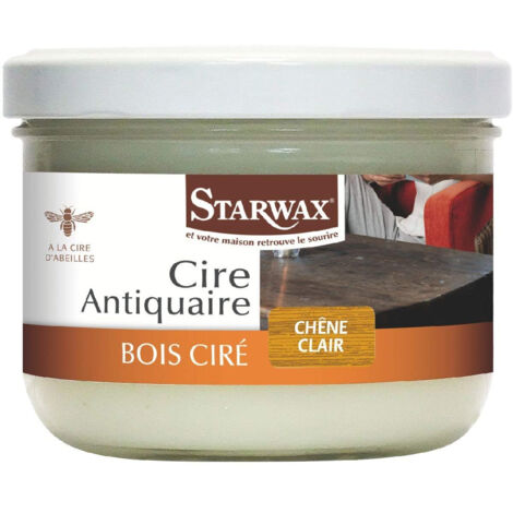 Cire antiquaire en pâte chêne clair 375ml Starwax (1/5)