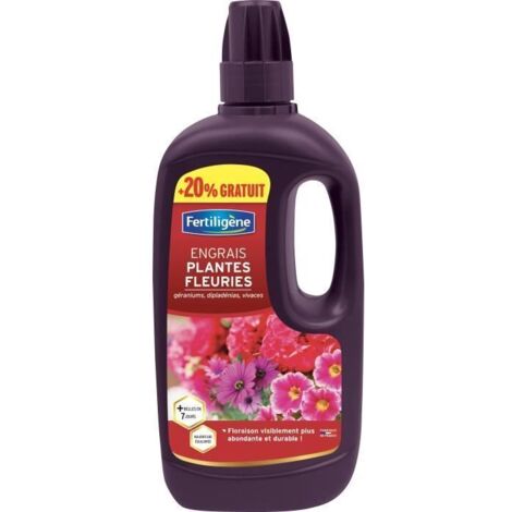 FERTILIGENE Engrais Plantes Fleuries Geraniums FEGR750P - 1 L (1/2)