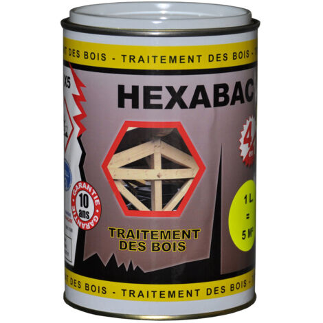 Traitment bois Multi-usages 5 litres - HEXABAC (1/2)
