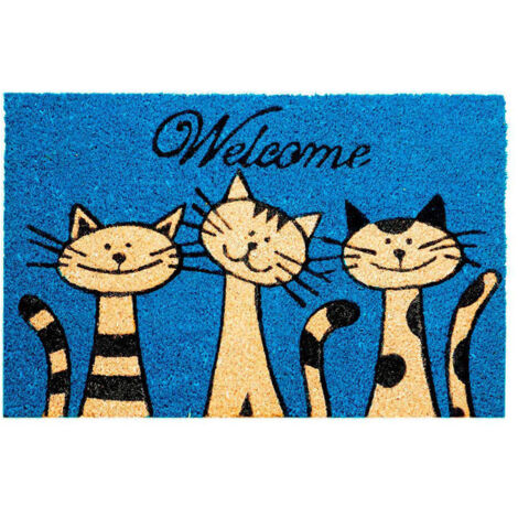 Paillason 60x40cm Modèle Chats Edm (1/3)