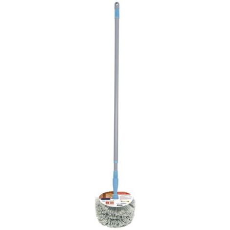 Starwax – Tête de loup télescopique jusqu'à 1m30 – Fibres 100 % PVC pour dépoussiérage efficace – Enlève toiles d'araignées et poussières