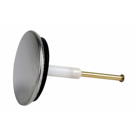 Clapet de vidage chromé pour lavabo – Diamètre 61 mm – Hauteur 62 mm – Compatible IDEAL STANDARD et Porcher (1/4)