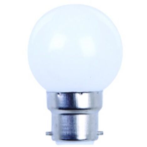 Ampoule LED - Fox Light - G45 B22 - 1W - Blanche - Extérieur