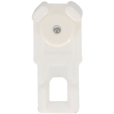 Galet suspendu pour tringle en fer 24x16 – Acier galvanisé – Résistant à la corrosion – Pour rideaux lourds – Mobois