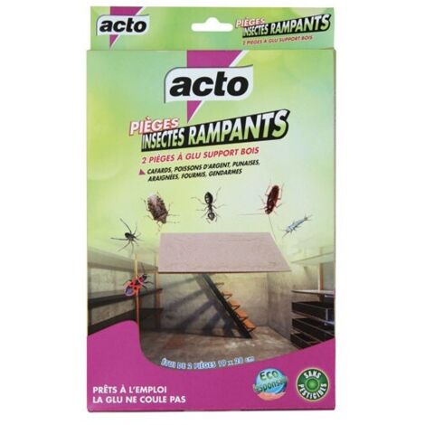 ACTO Rampant piège glu spécial nuisibles support bois (1/4)