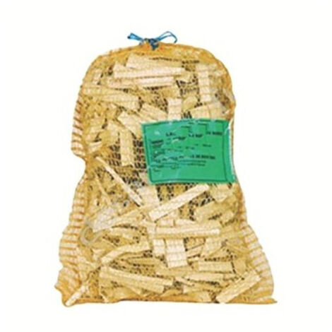 Buchettes bois pour allumage en filet de 20L – Petit bois sec origine France – Poids 3 kg – Dimensions 25x45x17 cm – La Forestiere Du Nord