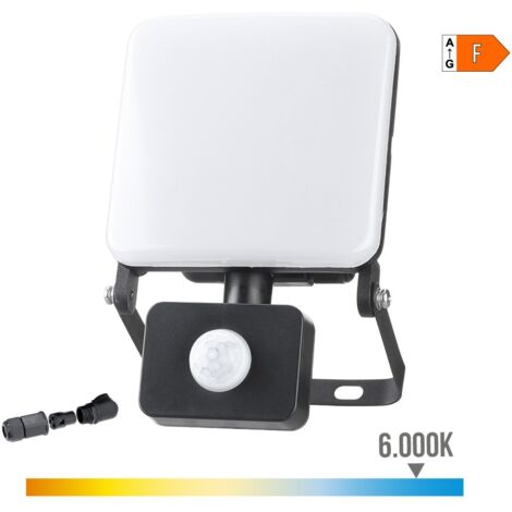 Projecteur led 50w 4100lm 6000k lumière froide avec capteur sans cadre edm (1/5)