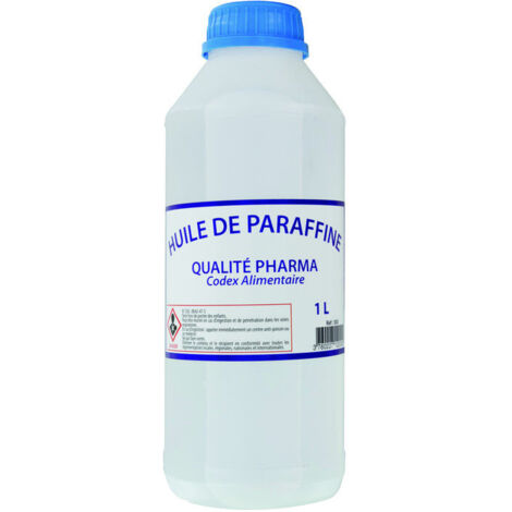 Huile de paraffine 1L – Qualité Codex/Médicinale – Lubrifiant et protecteur pour bois et métaux – Incolore et inodore – Aalberts