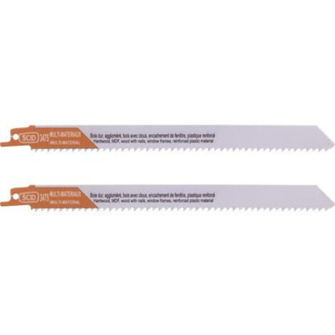 Lame De Scie Sabre Bi-métal Bois Et Plastique 230 4,2 Mm (1/2)