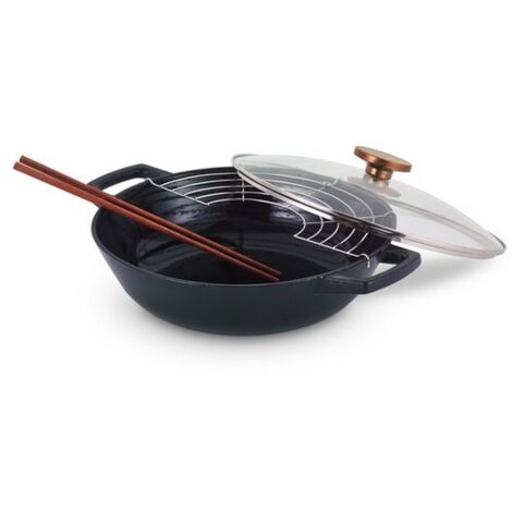 Wok - BEKA - 15140304 - 30 cm - Fonte - Anti-adhésif - Tous feux dont induction (1/5)