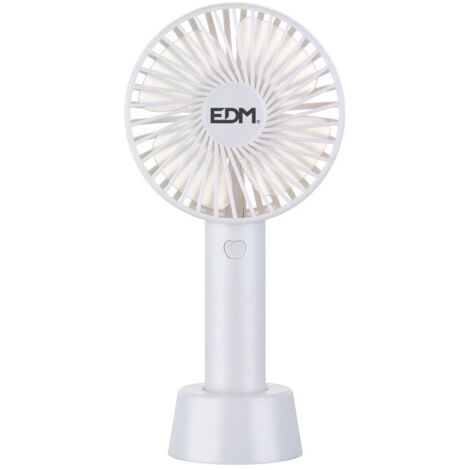 Ventilateur à main - GED - 33904 - 4,5 W - 3 vitesses - Batterie rechargeable USB (1/3)