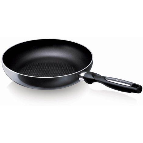 BEKA - 13077204 - POELE PRO INDUC ATHRACITE 20 CM EN ALUMINIUM - INTERIEUR REVETU GAUFRE -TOUS FEUX + INDUCTION (1/5)