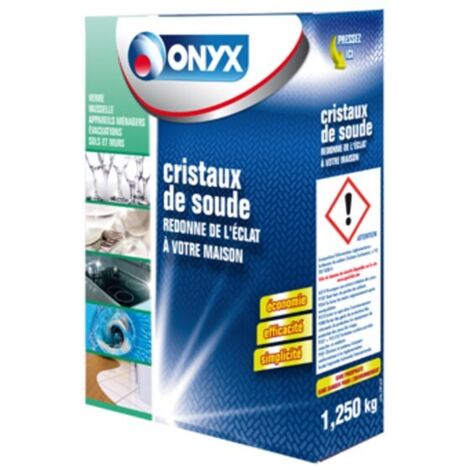 CRISTAUX DE SOUDE - 1.25 Kg - ONYX (1/3)