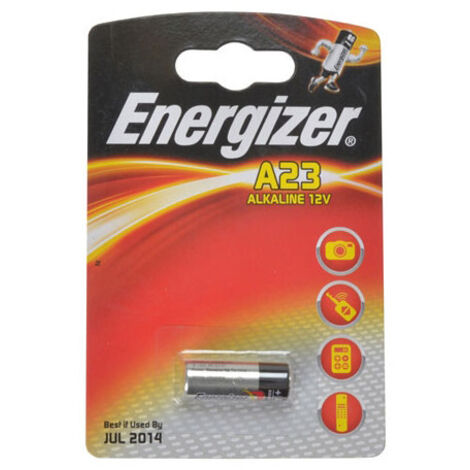 Energizer – Pile alcaline 23A 12V 55mAh – Haute tension pour télécommandes – Non rechargeable – 1 pièce (1/6)