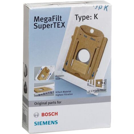 4 sacs + 1 filtre pour bsg 1500 / bsg 1600 / bsg 1700 / bsn (1/4)