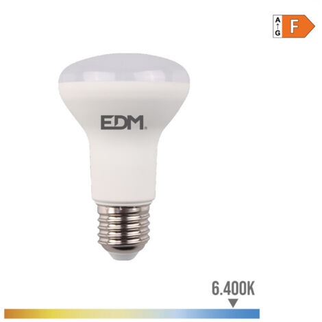 Ampoule LED réflecteur R63 - EDM - 7W 470 Lumens - E27 6400K lumière froide (1/2)