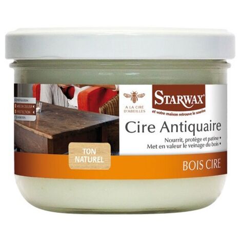 Cire antiquaire - STARWAX - Chêne rustique - 375 mL - Pâte - Bois traité (1/2)