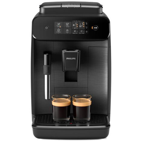 Philips – Cafetière à dosettes expresso 1,8 L – Écran tactile intuitif – Système de distribution intelligent – Mousseur à lait classique