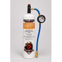 R407C 700g kit recharge climatisation avec manomètre et raccord 5/16