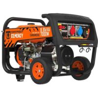 Genergy 11030 Candanchú Generador 7000W-400V 6500W-230V Gasolina Trifásico Arranque Eléctrico Modelo Candanchú