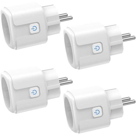 Union – Prise connectée WiFi 16A 3680W – Coque ignifuge – Contrôle à distance – Compatible Alexa et Google Home – Gestion de consommation (1/5)