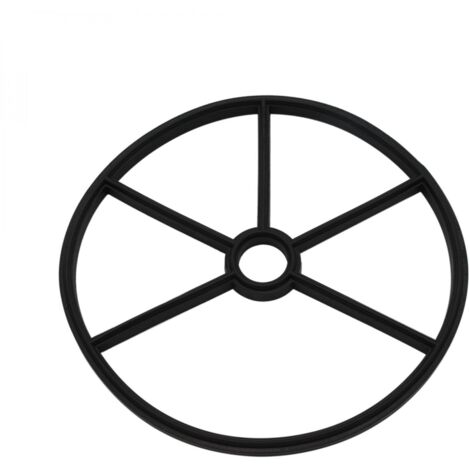 Hayward – Joint d'étanchéité étoile pour vanne piscine – Ø 16 cm – Noir – Compatible vannes multivoies SP715 et SP716 – Prévention des fuites - SPX0715D