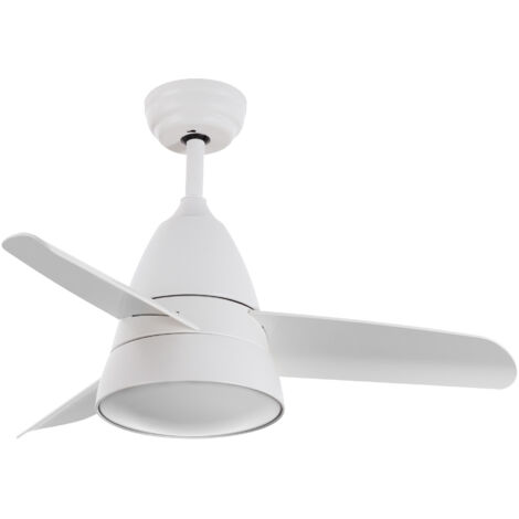 Ventilateur de plafond silencieux industriel 91cm – Moteur DC 40W – Lumière LED CCT – Télécommande RF – 3 vitesses – Techbrey