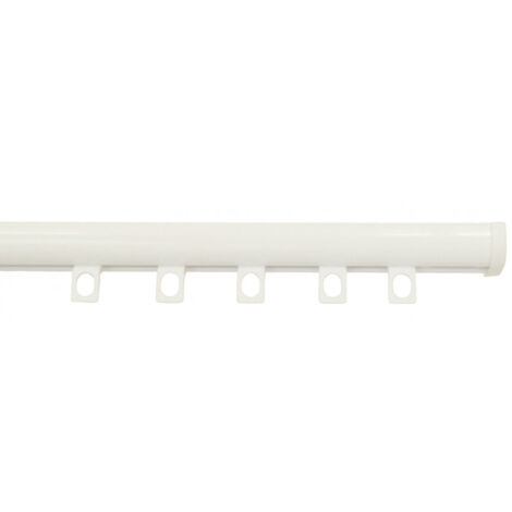 Secodir – Tringle à rideau discret 1.5 m – Aluminium extrudé – Supports plafond inclus – Glisseurs fluides pour rideaux lourds (1/4)
