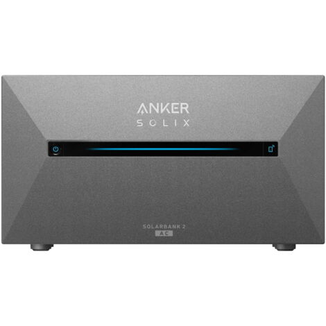 Batterie solaire Anker SOLIX Solar Bank 2 E1600 Pro – Stockage 1600 Wh – 6000 cycles – Protection IP65 – Pour systèmes photovoltaïques de balcon (1/5)