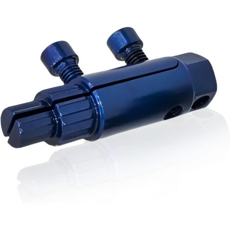Broken Threaded Pipe Extractor Tool, Broken Pipe Extractor Tool, Stripped Screws and Damaged Bolts(Blue)