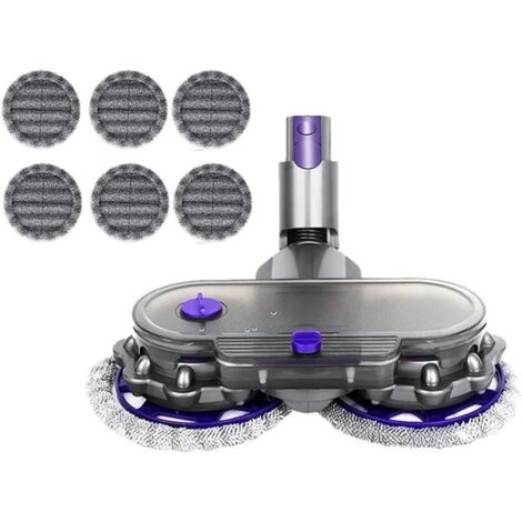 Tête de balai électrique compatible avec les pièces de rechange for aspirateur sans fil V7 V8 V10 V11 V15 Kit de fixation for chiffon de nettoyage for réservoir d'eau (1/5)