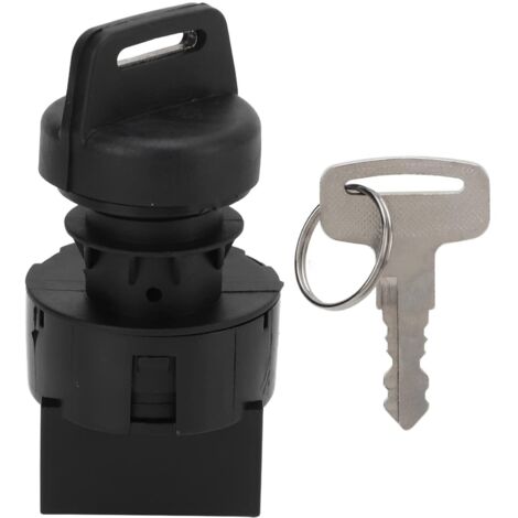 Interrupteur à clé de robuste en plastique ABS et acier OE 4012165 4011002 Cylindre de verrouillage de démarreur pour Polaris Sportsman RZR ATV 2 clés incluses (1/5)